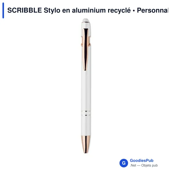 SCRIBBLE Stylo en aluminium recyclé - Image 10