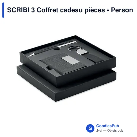 SCRIBI 3 Coffret cadeau pièces