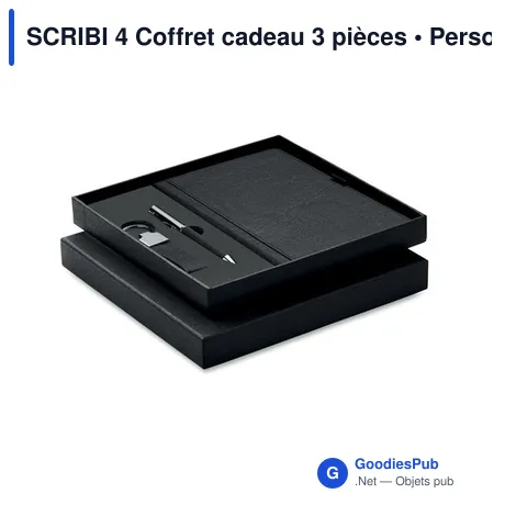 SCRIBI 4 Coffret cadeau 3 pièces