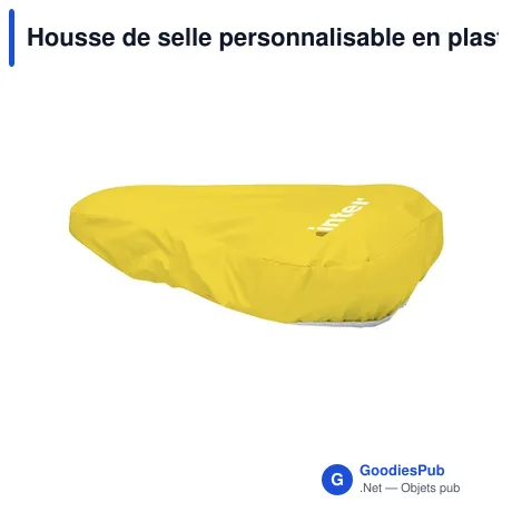 Housse de selle personnalisable en plastique recyclé - Seat Cover ECO Oneavec logo
