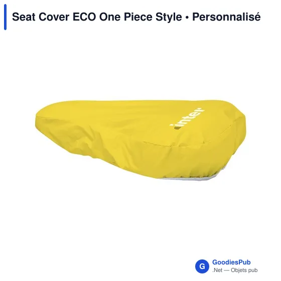 Housse de selle personnalisable en plastique recyclé - Seat Cover ECO Oneavec logo - Image 1