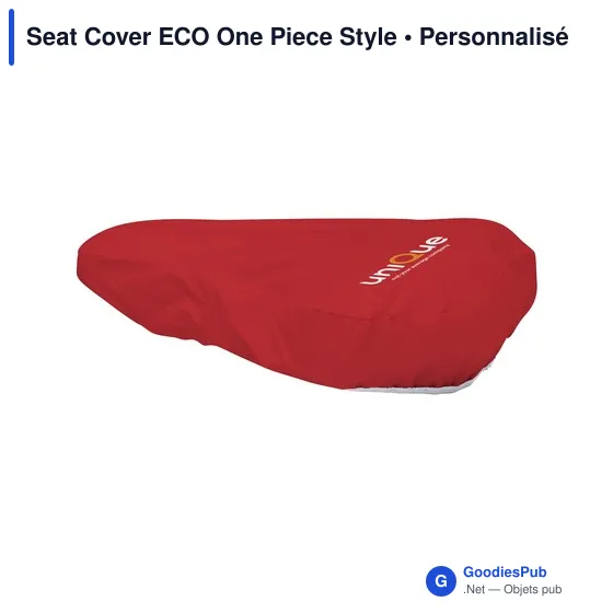 Housse de selle personnalisable en plastique recyclé - Seat Cover ECO Oneavec logo - Image 3