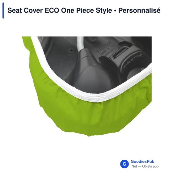 Housse de selle personnalisable en plastique recyclé - Seat Cover ECO Oneavec logo - Image 4