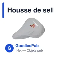 Housse de selle personnalisable en plastique recyclé - Seat Cover ECO Oneavec logo - Miniature 8