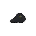 Variante noir - Housse de selle personnalisable en PVC recyclé avec logo