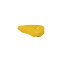 Variante jaune foncé - Housse de selle personnalisable en PVC recyclé avec logo
