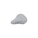 Variante gris - Housse de selle personnalisable en PVC recyclé avec logo