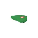 Variante vert foncé - Housse de selle personnalisable en PVC recyclé avec logo