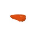 Variante orange - Housse de selle personnalisable en PVC recyclé avec logo