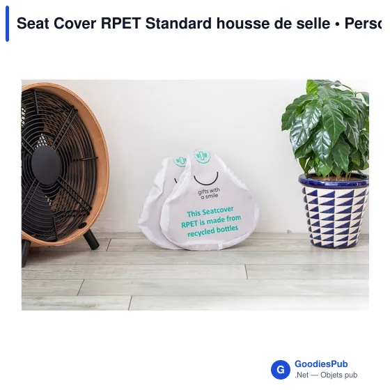 Housse de selle personnalisable en RPET pour logo d'entreprise - Image 1