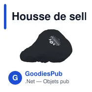 Housse de selle personnalisable en RPET pour logo d'entreprise - Miniature 11
