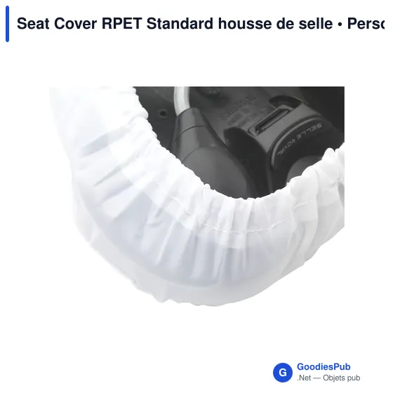 Housse de selle personnalisable en RPET pour logo d'entreprise - Image 4