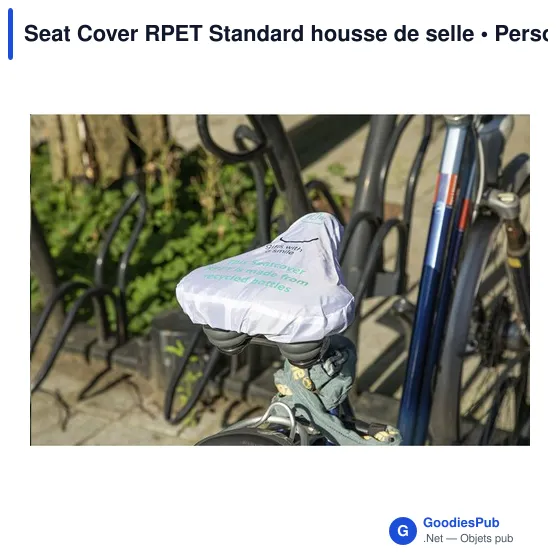 Housse de selle personnalisable en RPET pour logo d'entreprise - Image 5