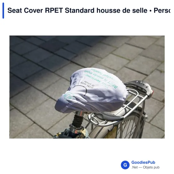 Housse de selle personnalisable en RPET pour logo d'entreprise - Image 6
