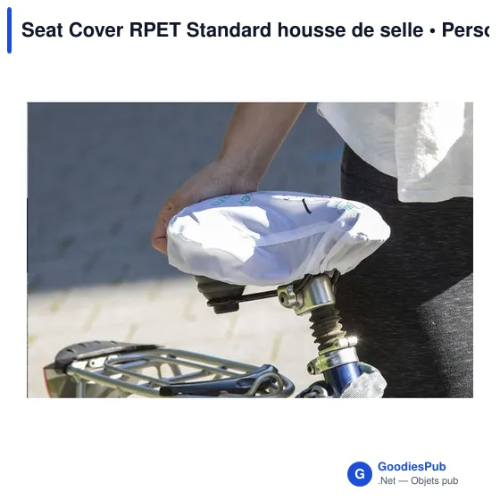 Housse de selle personnalisable en RPET pour logo d'entreprise - Image 7
