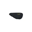 Variante noir - Housse de selle personnalisable en RPET pour logo d'entreprise