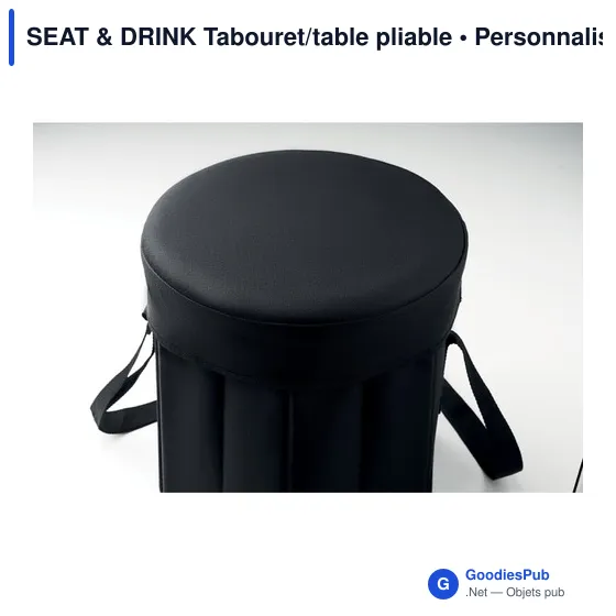 SEAT & DRINK Tabouret/table pliable - Image 5