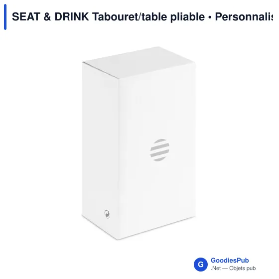 SEAT & DRINK Tabouret/table pliable - Image 6