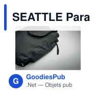 SEATTLE Parapluie 21'' et Tote bag - Miniature 11