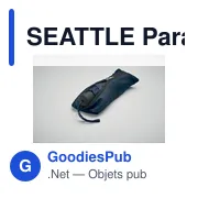 SEATTLE Parapluie 21'' et Tote bag - Miniature 3