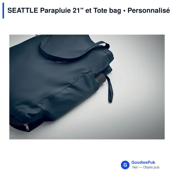 SEATTLE Parapluie 21'' et Tote bag - Image 4