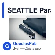SEATTLE Parapluie 21'' et Tote bag - Miniature 7