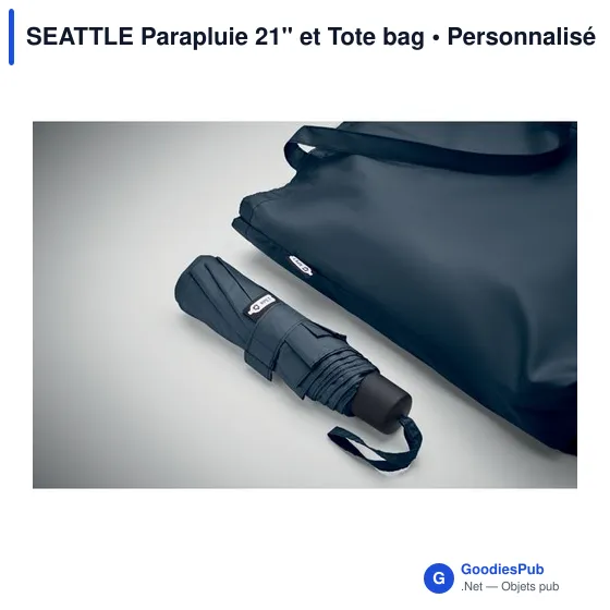 SEATTLE Parapluie 21'' et Tote bag - Image 7