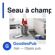 Seau à champagne en acier Hester - Miniature 2