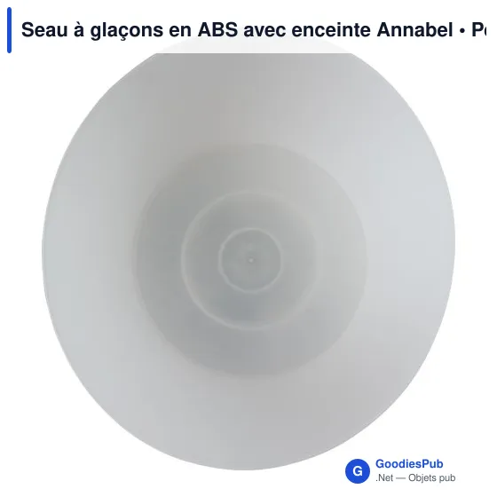 Seau à glaçons personnalisable avec enceinte Annabel pour logo - Image 4