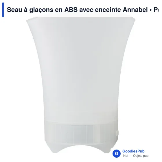 Seau à glaçons personnalisable avec enceinte Annabel pour logo - Image 6