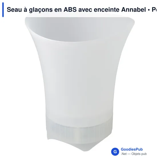 Seau à glaçons personnalisable avec enceinte Annabel pour logo - Image 7