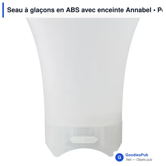 Seau à glaçons personnalisable avec enceinte Annabel pour logo - Image 8