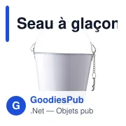 Seau à glaçons personnalisable en aluminium avec logo - Corey - Miniature 1