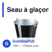 Seau à glaçons personnalisable en aluminium avec logo - Corey - Miniature 2