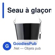 Seau à glaçons personnalisable en aluminium avec logo - Corey - Miniature 3