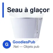 Seau à glaçons personnalisable en aluminium avec logo - Corey - Miniature 4
