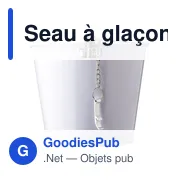 Seau à glaçons personnalisable en aluminium avec logo - Corey - Miniature 5