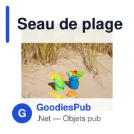 Seau de plage personnalisable Matheo avec logo - Miniature 9