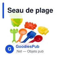 Seau de plage personnalisable Mathilda avec logo - Miniature 6