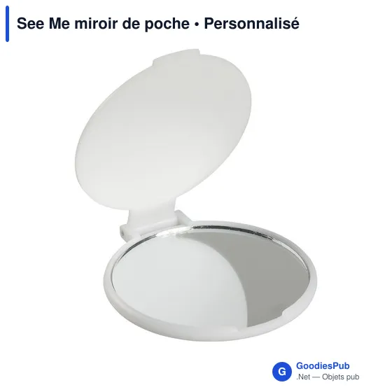 Miroir de poche personnalisable See Me avec logo - Image 1