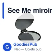 Miroir de poche personnalisable See Me avec logo - Miniature 3