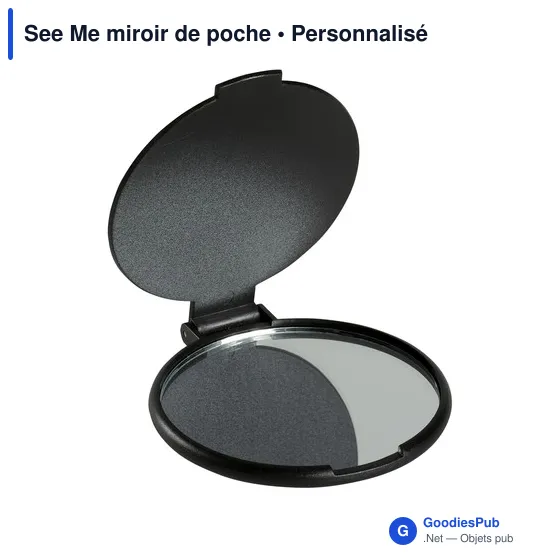 Miroir de poche personnalisable See Me avec logo - Image 3
