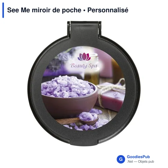 Miroir de poche personnalisable See Me avec logo - Image 4