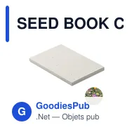 SEED BOOK Carnet A5 couv. papier semence - Miniature 1