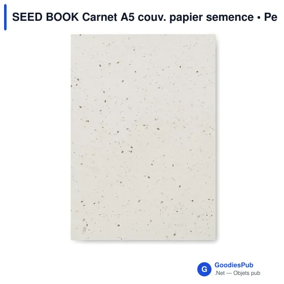 SEED BOOK Carnet A5 couv. papier semence - Image 3