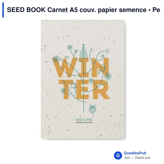 SEED BOOK Carnet A5 couv. papier semence - Image 4