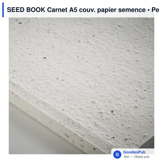 SEED BOOK Carnet A5 couv. papier semence - Image 6