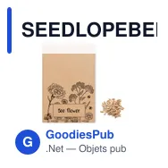 SEEDLOPEBEE graines de mélange fleurs - Miniature 1