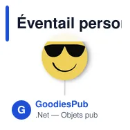 Éventail personnalisable Selfie Pai Pai Emoty avec logo - Miniature 7