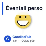 Éventail personnalisable Selfie Pai Pai Emoty avec logo - Miniature 10